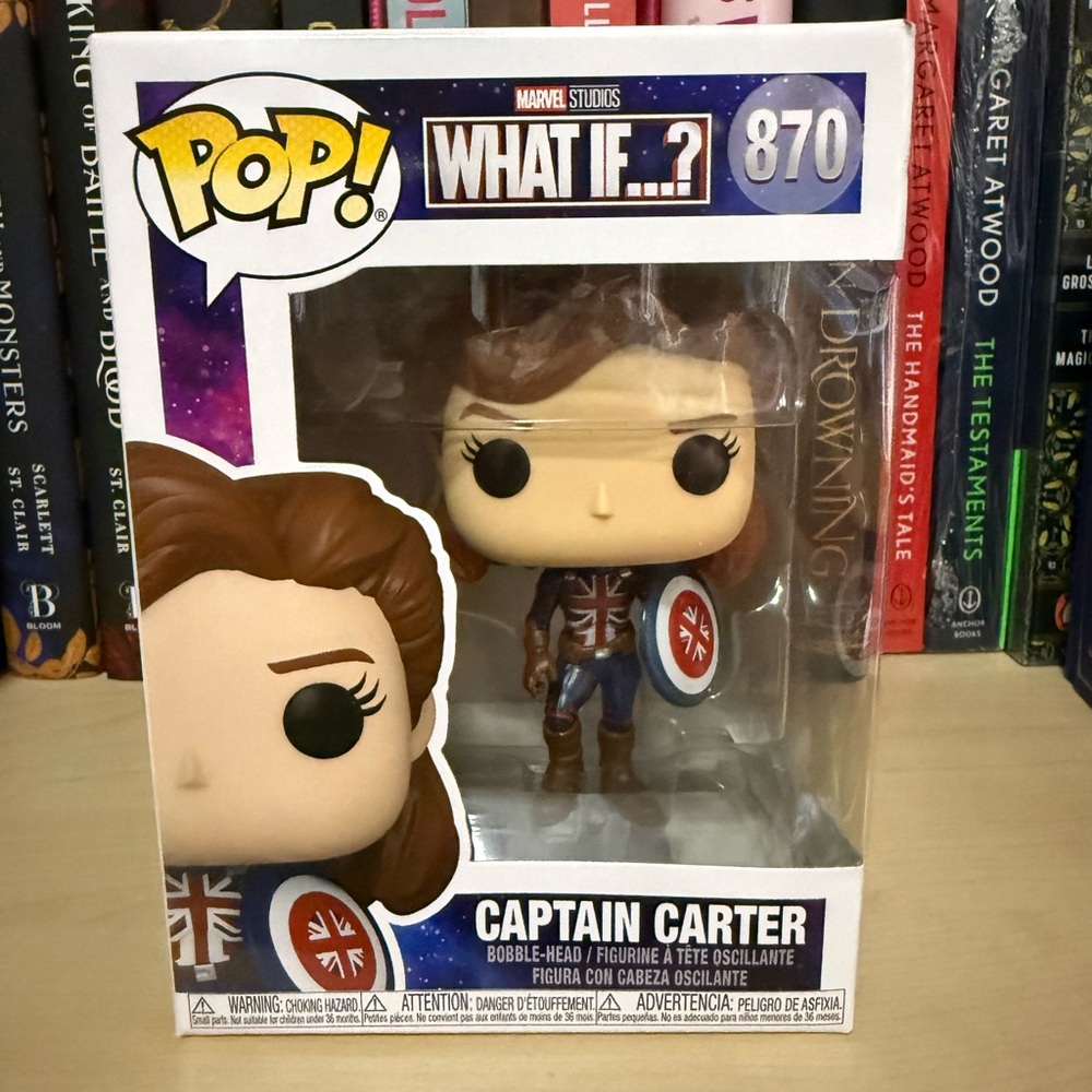 Funko Pop! Marvel What If...? Captain Carter Figure